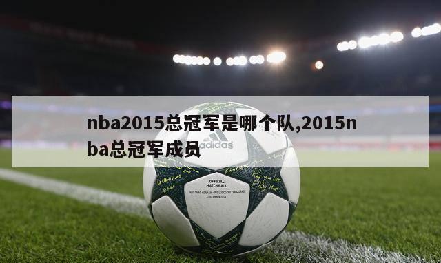 nba2015总冠军是哪个队,2015nba总冠军成员