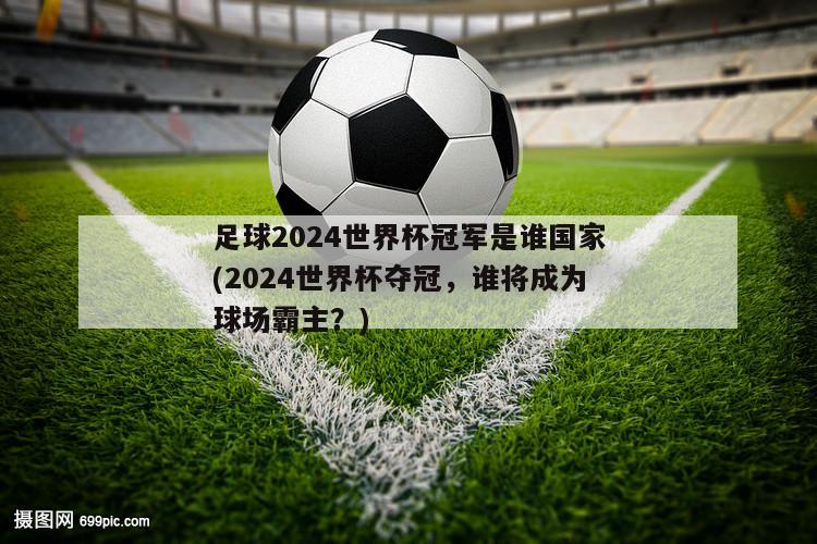 足球2024世界杯冠军是谁国家(2024世界杯夺冠，谁将成为球场霸主？)